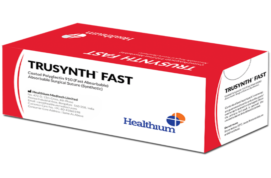 TRUSYNTH FAST UNDYED U.S.P. 2-0, 90CM , 1/2 , TAPER CUTTING 36MM